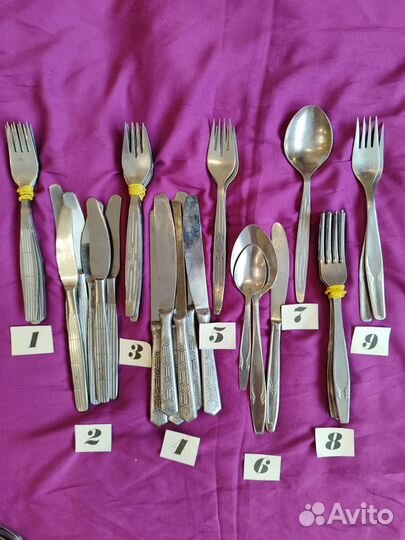 Столовые приборы СССР нержавейка