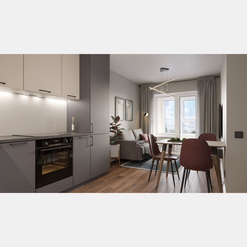 1-к. квартира, 32,8 м², 9/9 эт.