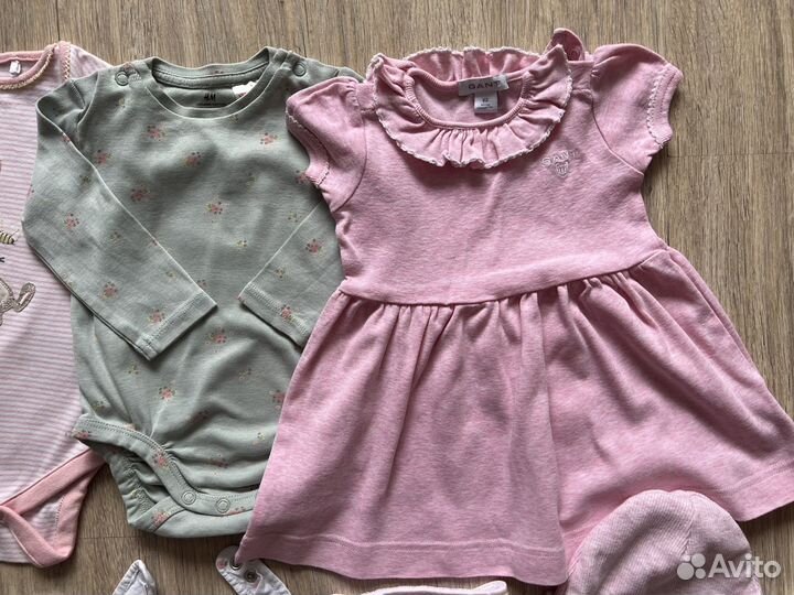 Вещи пакетом на малышку 2-6 мес