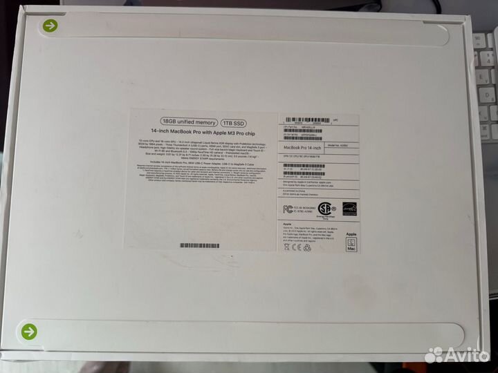 MacBook Pro 14 m3 pro 18/1tb