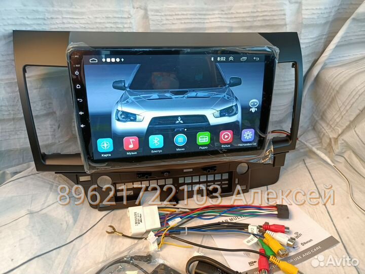 Магнитола Mitsubishi Lancer X андроид новая