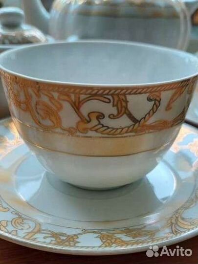 Фарфор натуральный кофейный чайный набор