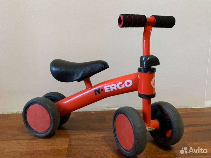 Самокат детский беговел маленький 4 колеса