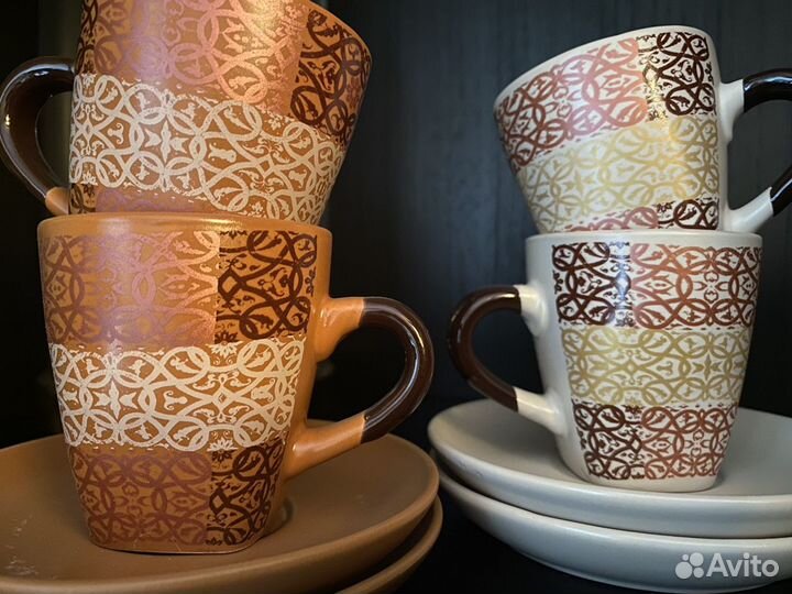 Кофейный сервиз на 6 персон (12 предметов)