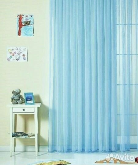 Тюль-сетка лён новый