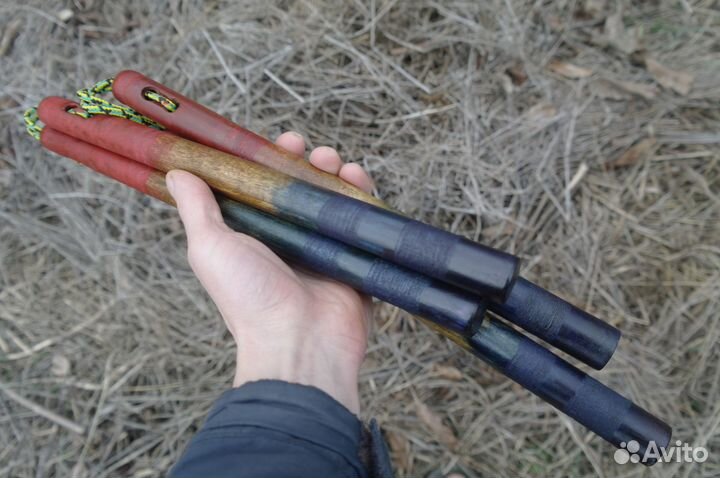 Нунчаку тренировочные лёгкие из дерева