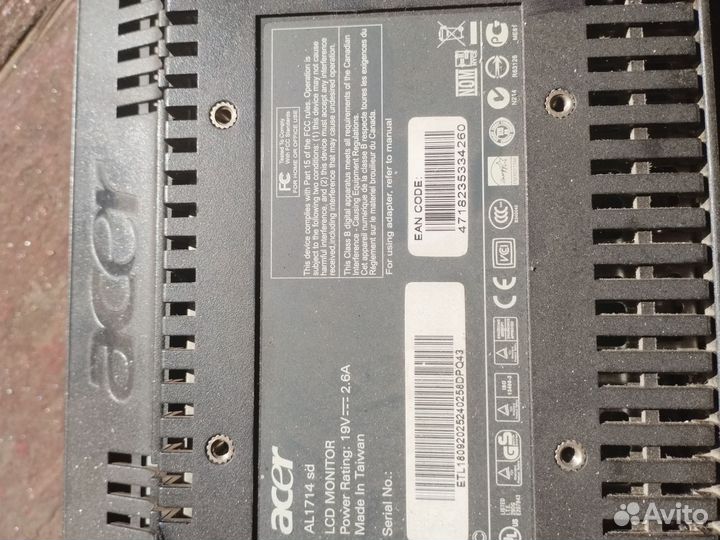 Монитор Acer 19