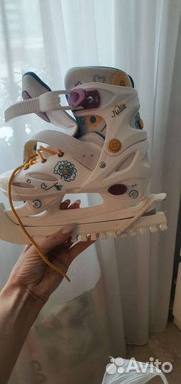 Коньки раздвижные 30-33