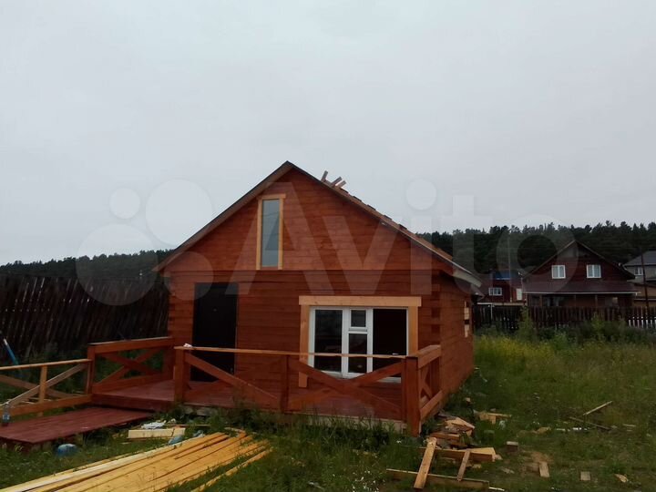 Дом 57 м² на участке 8 сот.