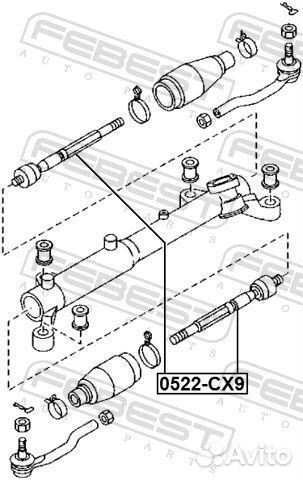 Тяга рулевая перед прав/лев 0522CX9 Febest