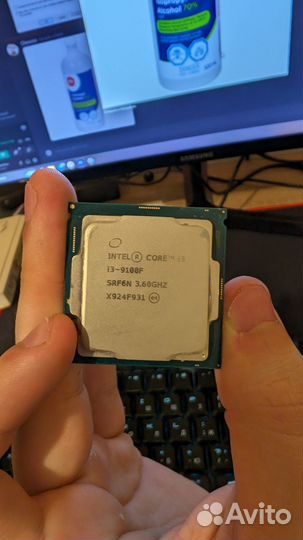 Процессор intel core i3 9100f