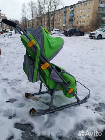 Коляска санки