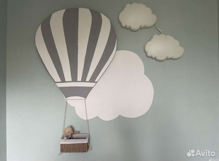 Икеа новый ночник светильник детский облачко