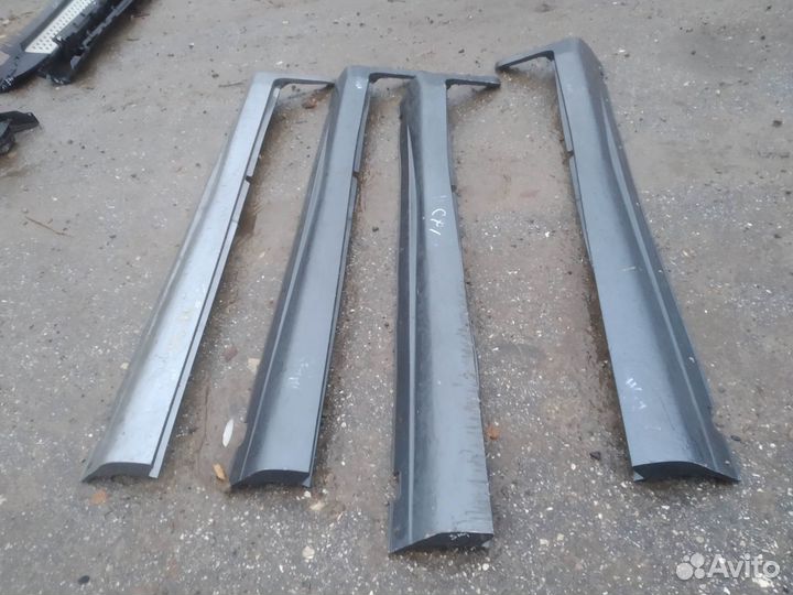 Накладка порога левая правая Santa Fe SM classic