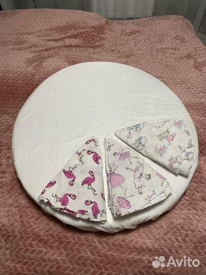 Круглый матрац в детскую кроватку