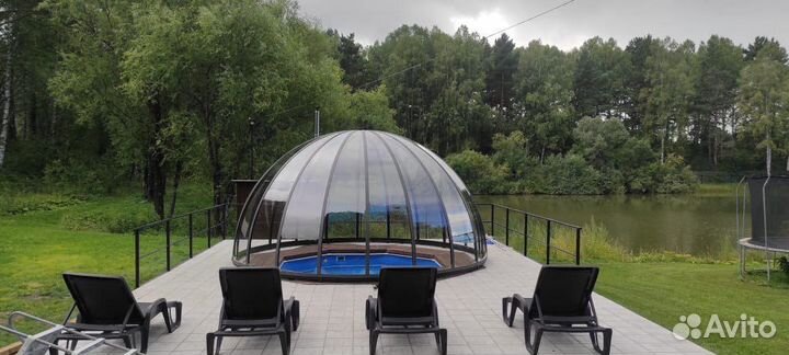 Павильон для бассейна. Купол для бассейна