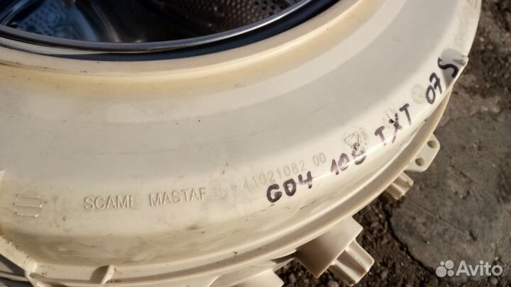 Бак в сборе с барабаном стиралки неразбор неисправ