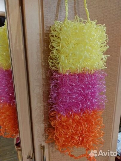 Мочалка ручной работы