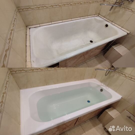 Акриловый вкладыш в ванну / Реставрация ванн