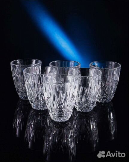 Набор рюмок стопок Дятьковский хрусталь 6 штук
