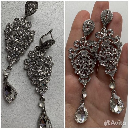 Серьги бижутерия