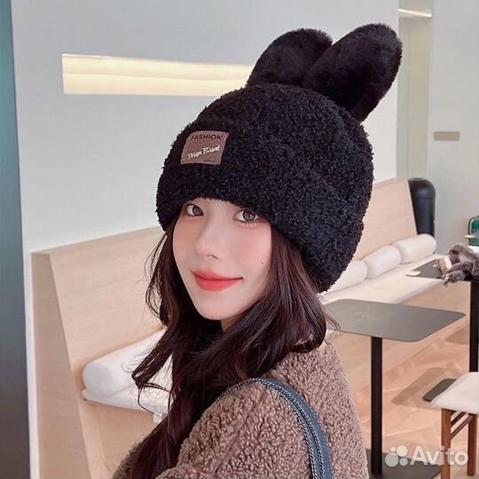 Шапка зайчик