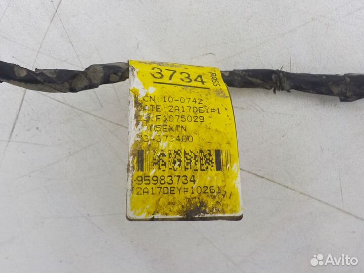 Проводка багажника Chevrolet Cruze 2009