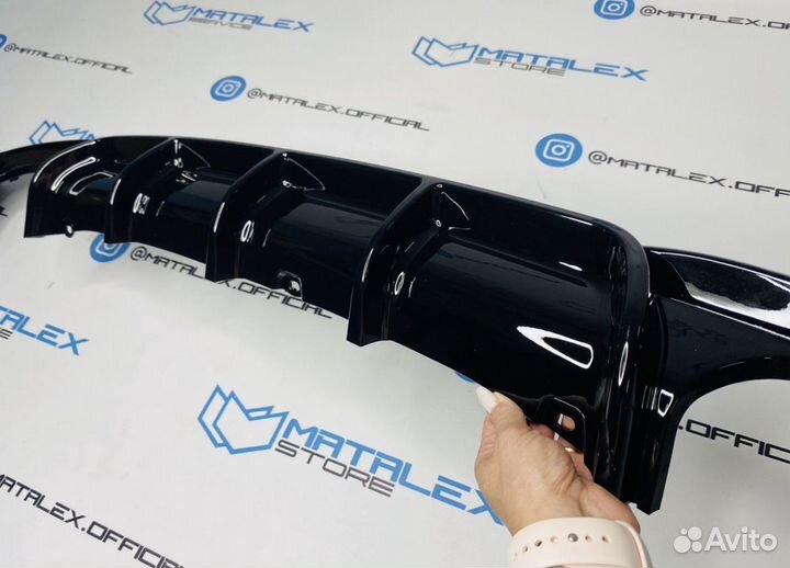 Диффузор BMW 3 F30 Perfomance глянец