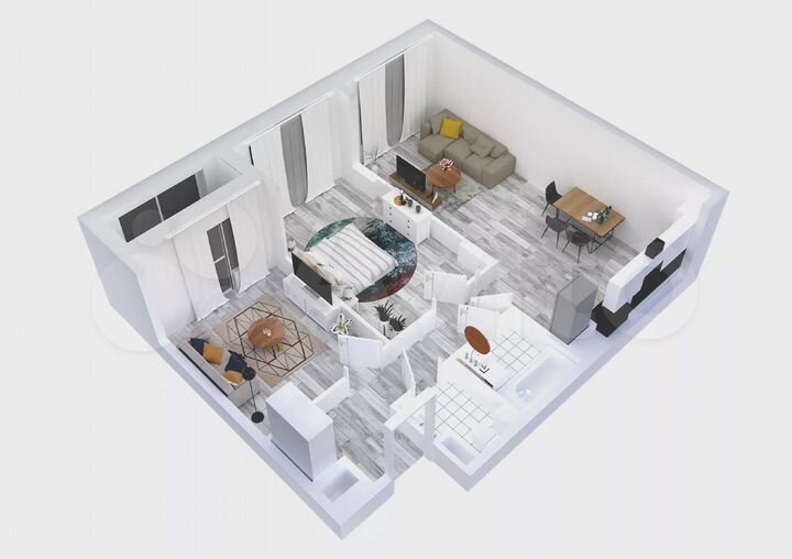 3-к. квартира, 66,7 м², 5/15 эт.