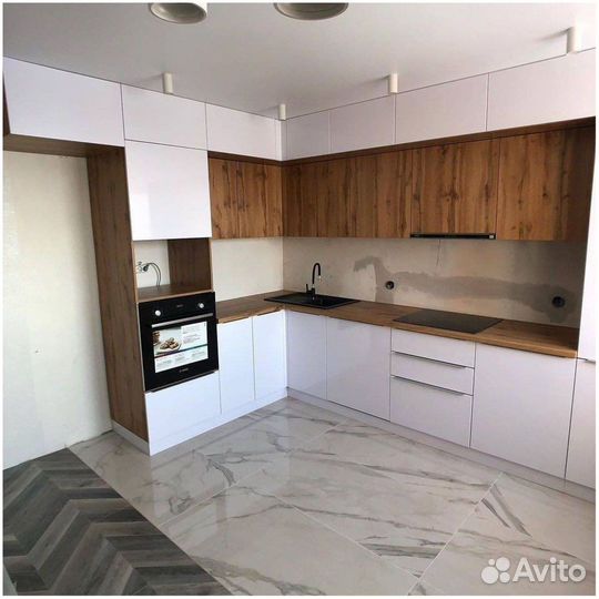 Кухня на заказ эмаль