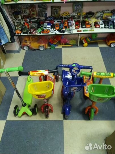 Самокаты детские 3-х колесные