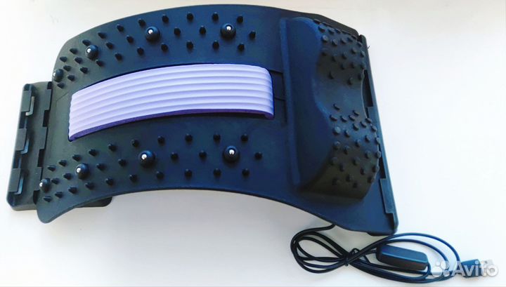 Тренажер для спины шеи поясницы Мостик эл массажем