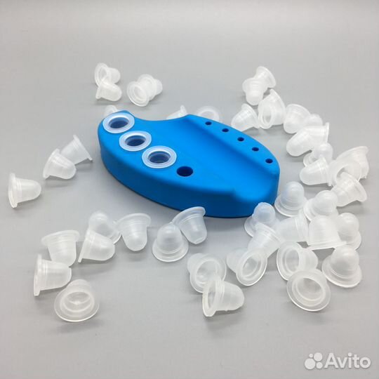 Силиконовые колпачки, емкости, капсы для пигмента