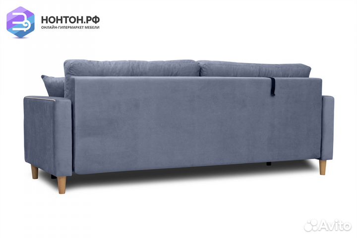 Диван тик-так Айрин светло-синий