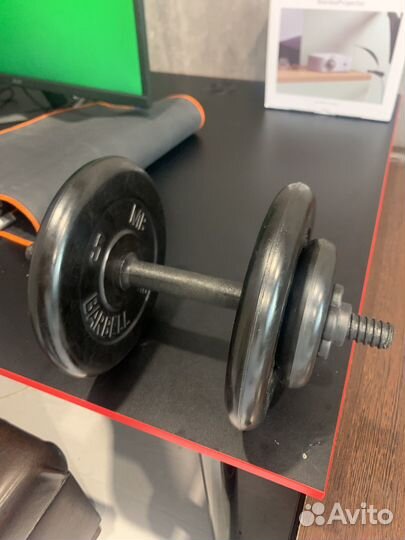 Гантели разборные 17.5 кг barbell