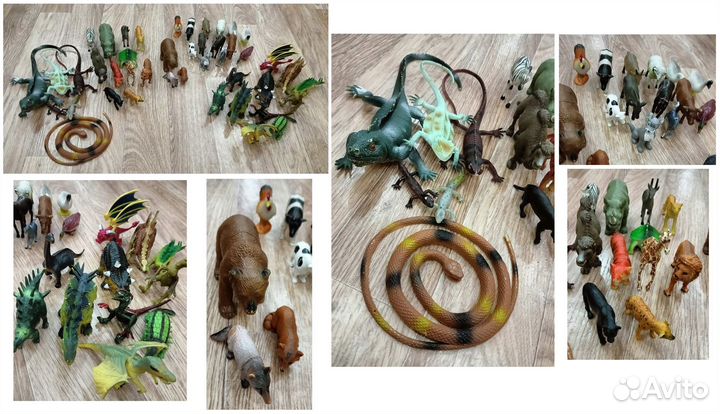 Фигурки животных (Mojo, Collecta, Procon и др.)