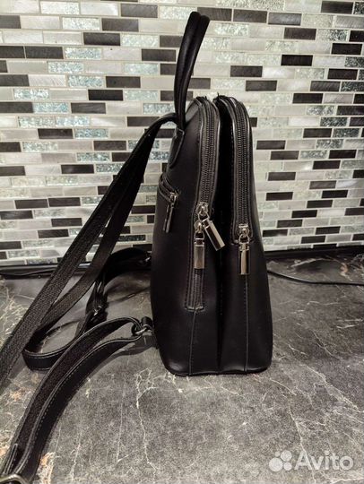 Кожаный рюкзак женский