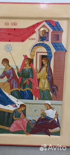 Православная писанная икона ручной работы