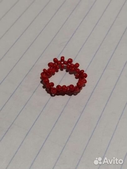 Кольцо из бисера