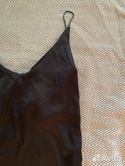 Платье комбинация Черная одежда zara h&m bershka