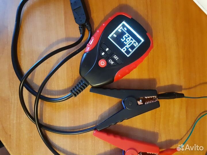 Цифровой тестер аккумуляторной батареи