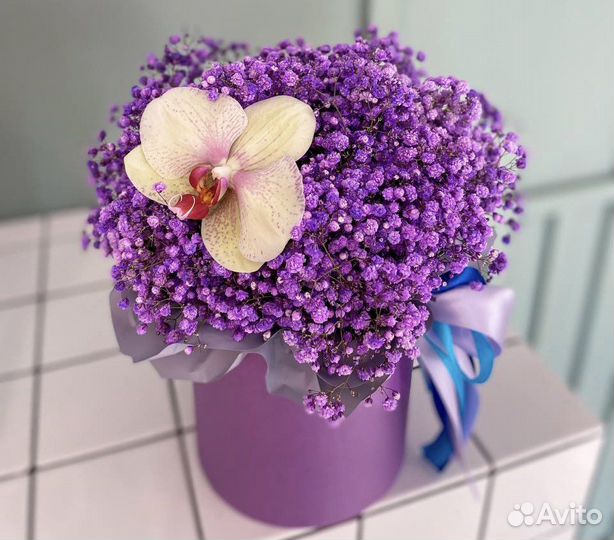 Коробка из гипсофилы