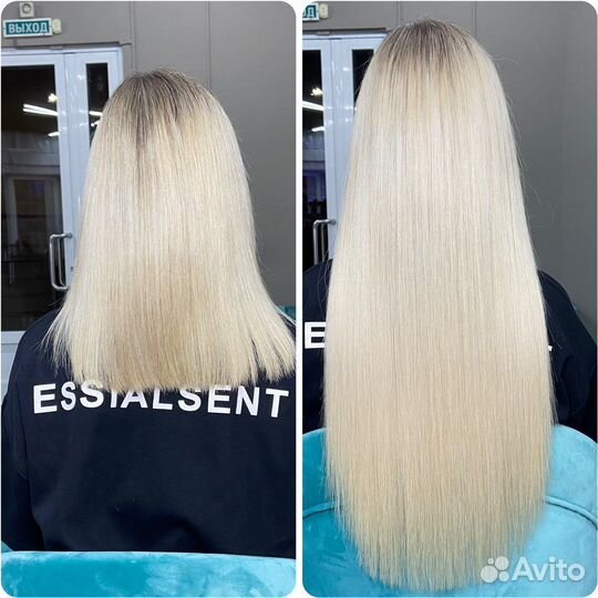 Наращивание волос качественно(волосы+работа)