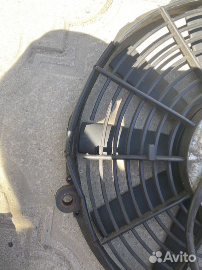 Вентилятор радиатора кондиционера Лада Калина