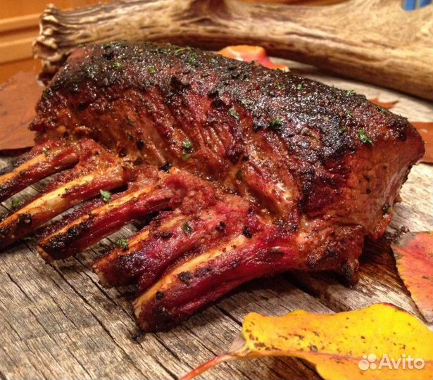 Копчёные рёбрышки косули