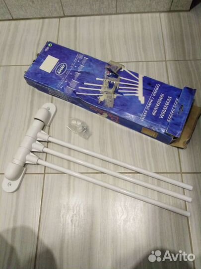 Рейлинг кухонный с креплением. Держатель в ванну