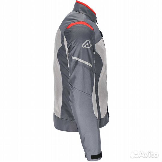 Acerbis ON road ruby lady 3 Layer CE Women's Motorcycle мотокуртка Gray Red