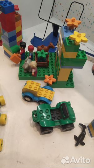 Lego duplo паровозик с цифрами