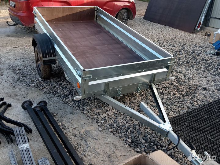 Прицеп 2,5*1,31м Цинк усиленный с подрамником