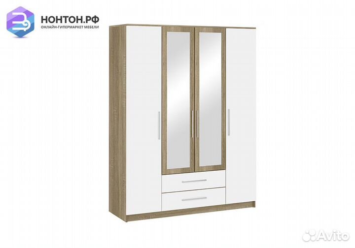 Шкаф 4-дверный Бланка